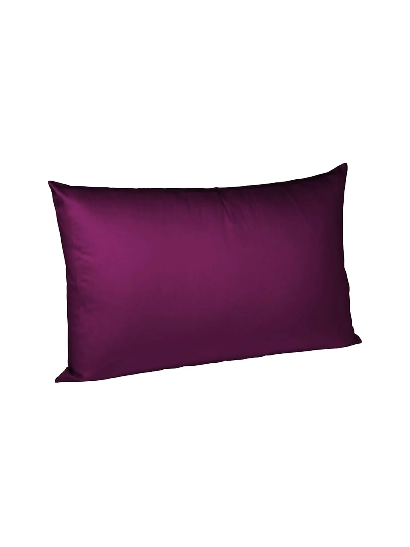 FLEURESSE | Satin Kissenbezug Royal Uni 2er 40x60cm Koralle | beere